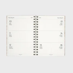 Agenda académica A5 2026-27 - Soft Magnolia
