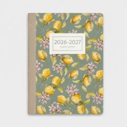 Agenda Mensual 2026-27 Català - 16 mesos - Lemon Garden