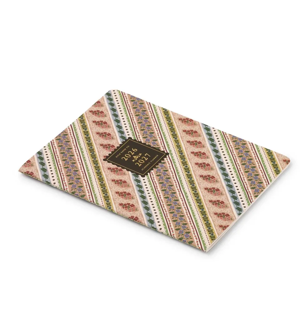 Agenda Mensual 2026-2027 12 meses - Paisley - Rifle Paper Co