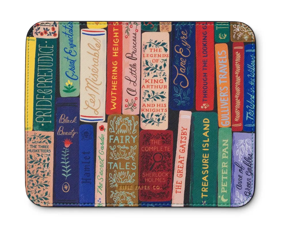 Alfomobrilla para ratón Bookshelf - Rifle Paper co.