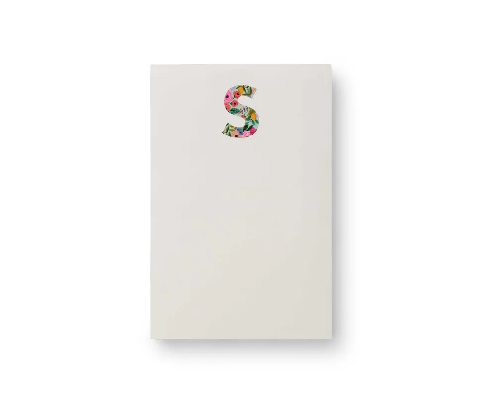 Bloc de Notas con Iniciales A - Z - Rifle Paper Co