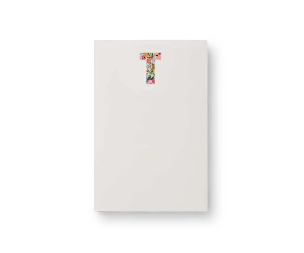 Bloc de Notas con Iniciales A - Z - Rifle Paper Co