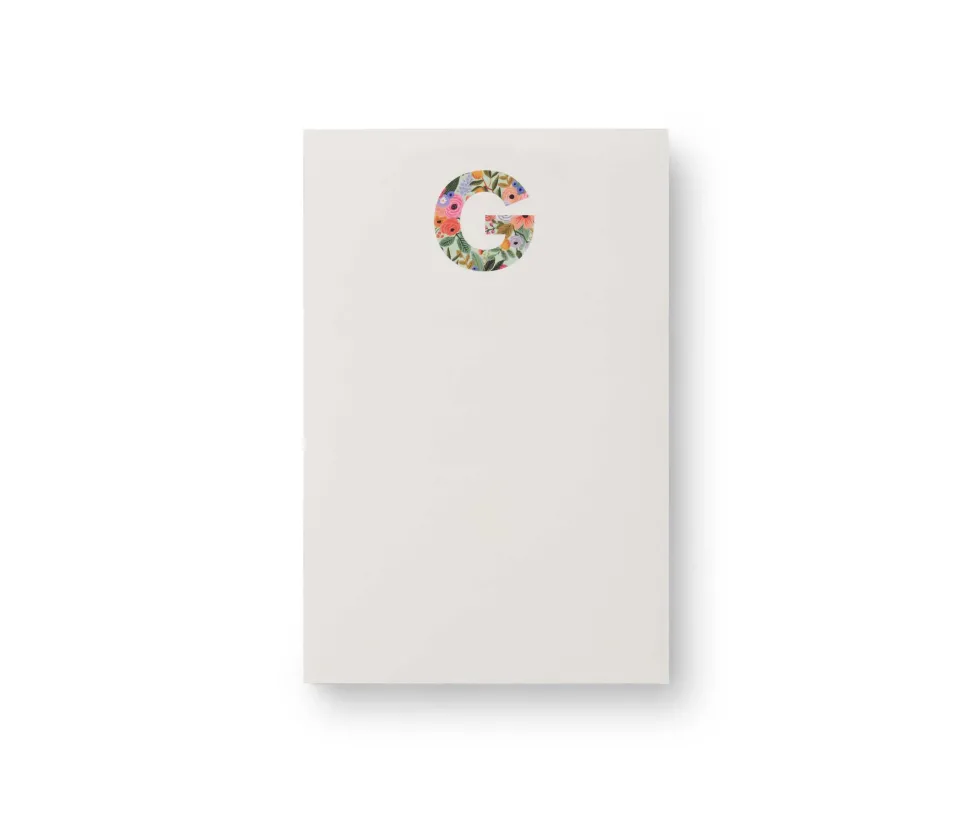 Bloc de Notas con Iniciales A - Z - Rifle Paper Co