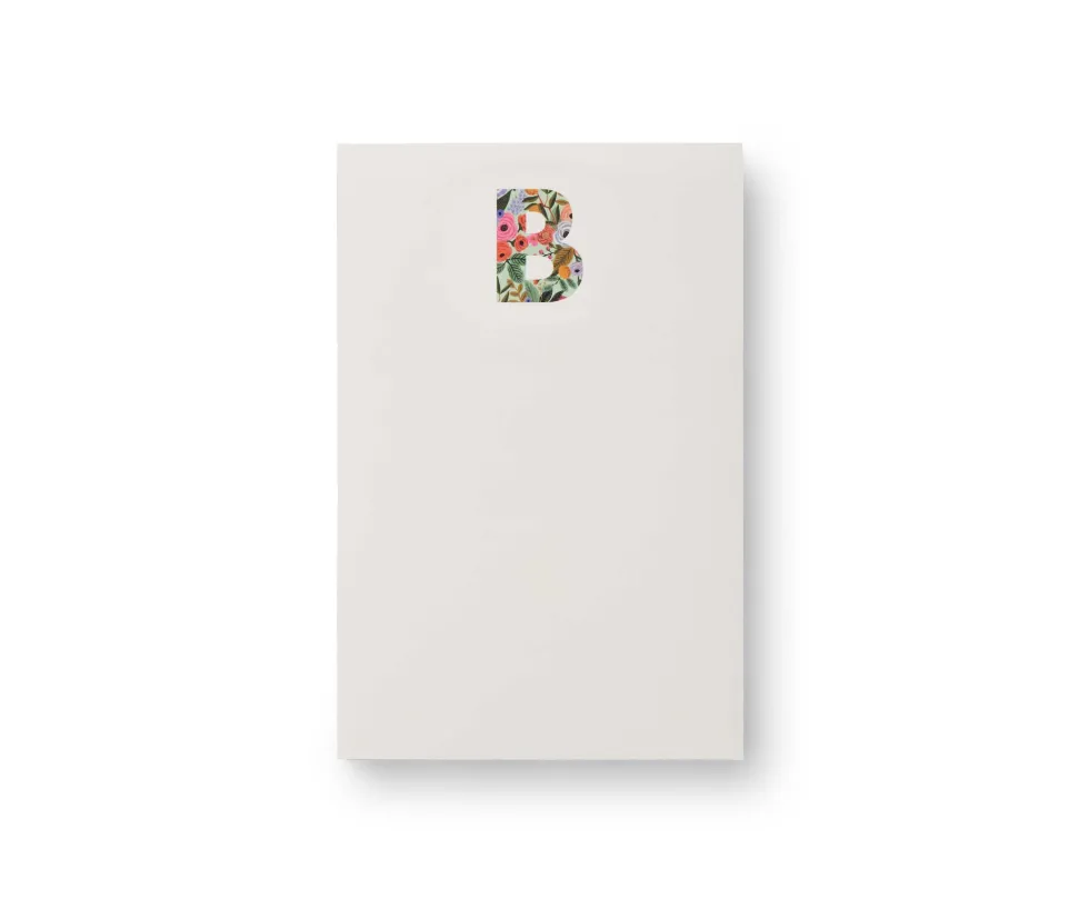 Bloc de Notas con Iniciales A - Z - Rifle Paper Co