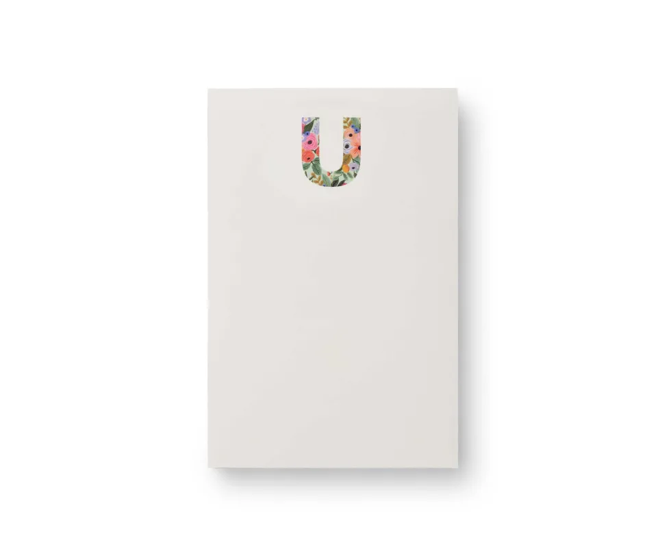Bloc de Notas con Iniciales A - Z - Rifle Paper Co