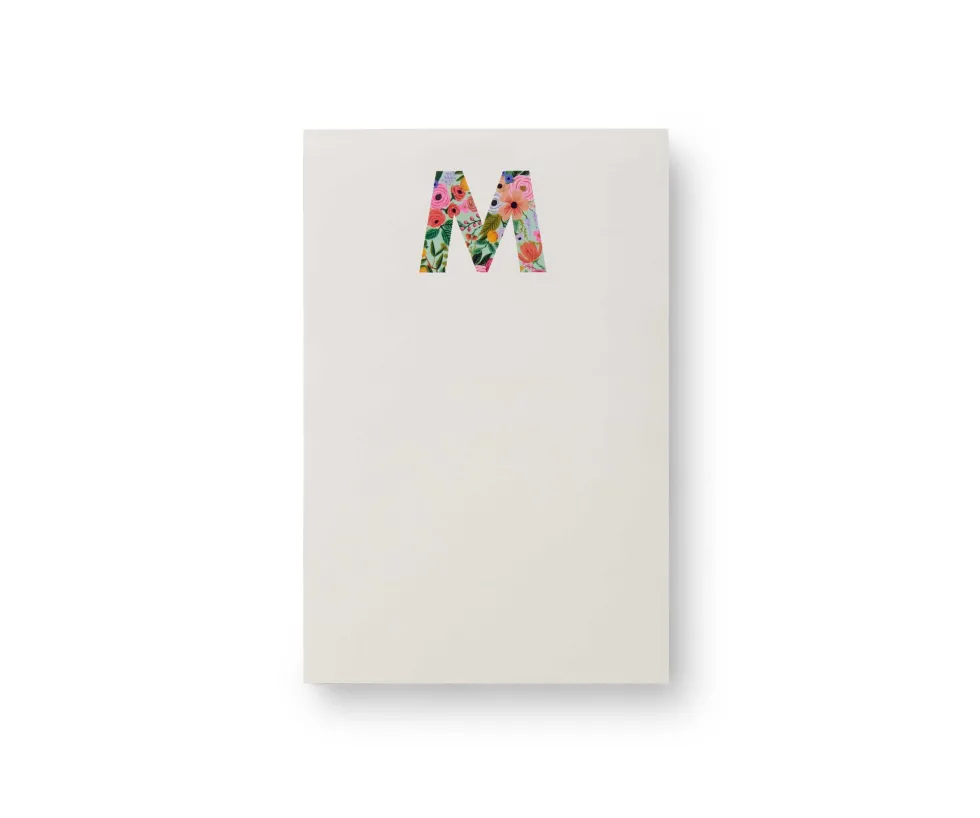 Bloc de Notas con Iniciales A - Z - Rifle Paper Co