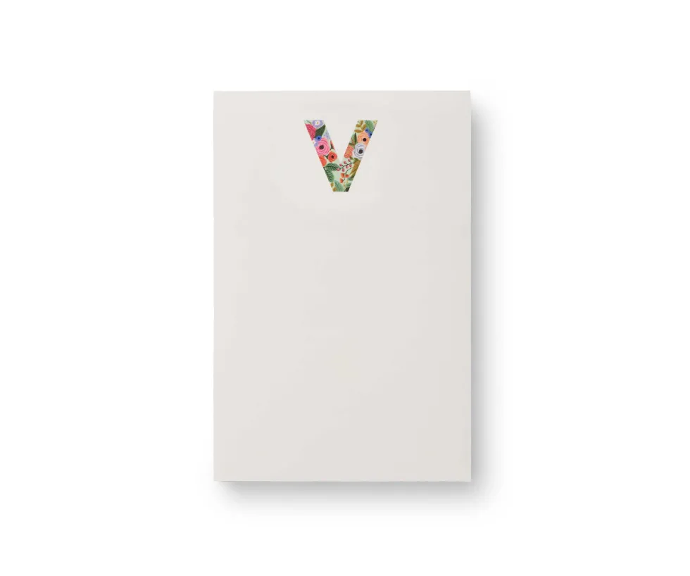 Bloc de Notas con Iniciales A - Z - Rifle Paper Co