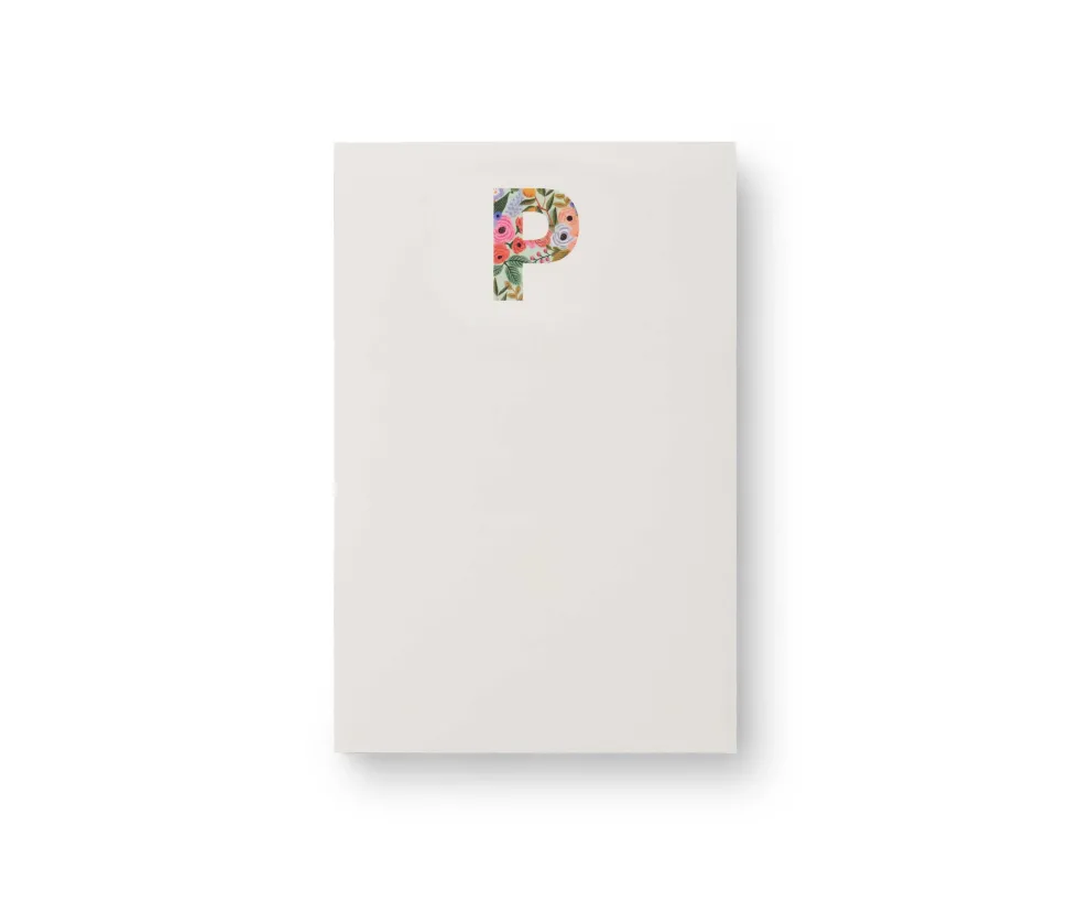 Bloc de Notas con Iniciales A - Z - Rifle Paper Co