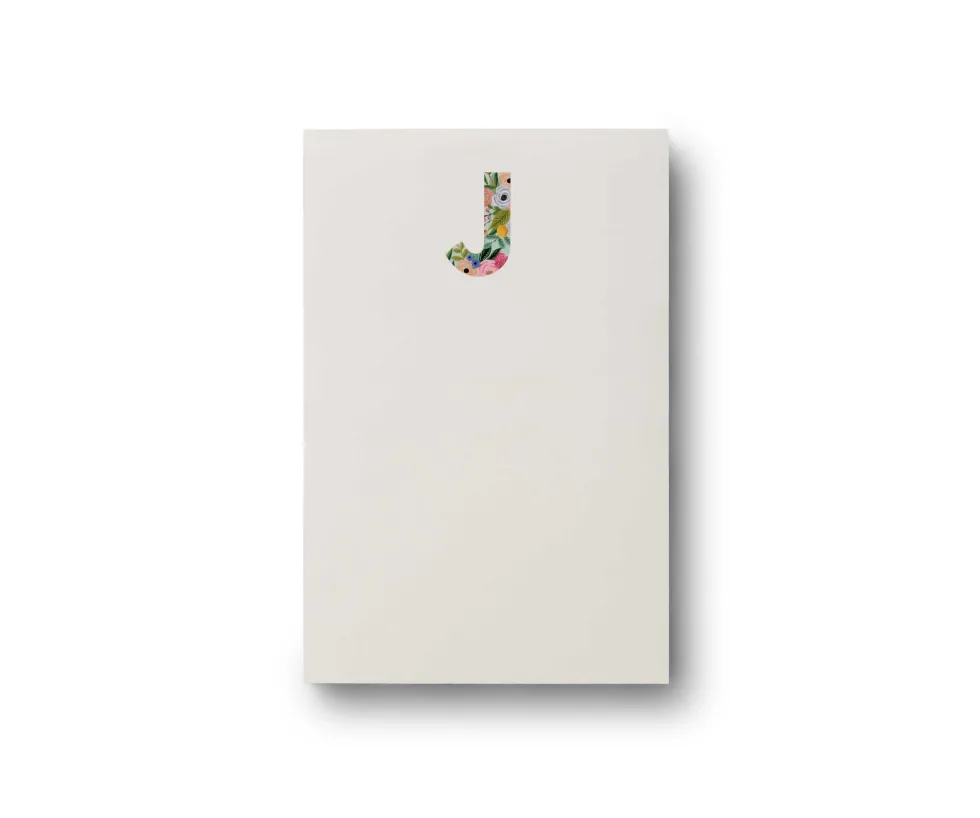 Bloc de Notas con Iniciales A - Z - Rifle Paper Co
