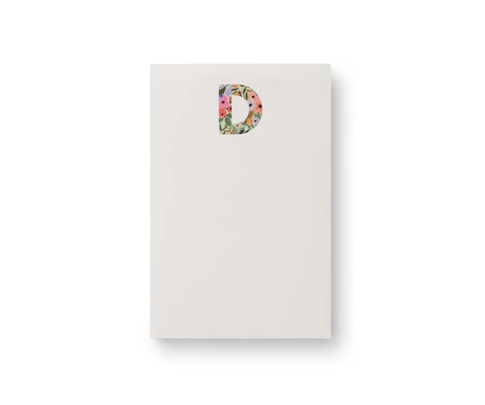 Bloc de Notas con Iniciales A - Z - Rifle Paper Co
