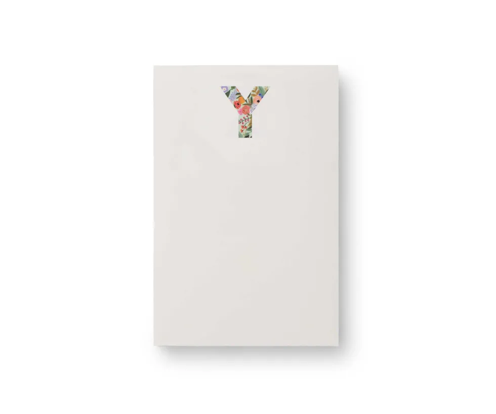 Bloc de Notas con Iniciales A - Z - Rifle Paper Co