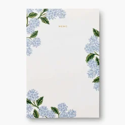 Bloc de notas grande Hydrangea de Rifle Paper Co.