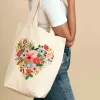 Bolsa de tela (tote bag) - Floral Heart - Rifle Paper