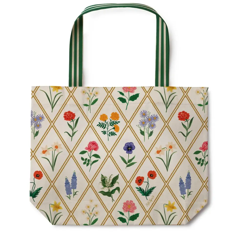 Bolso tote de lona - Garden Study - Rifle Paper