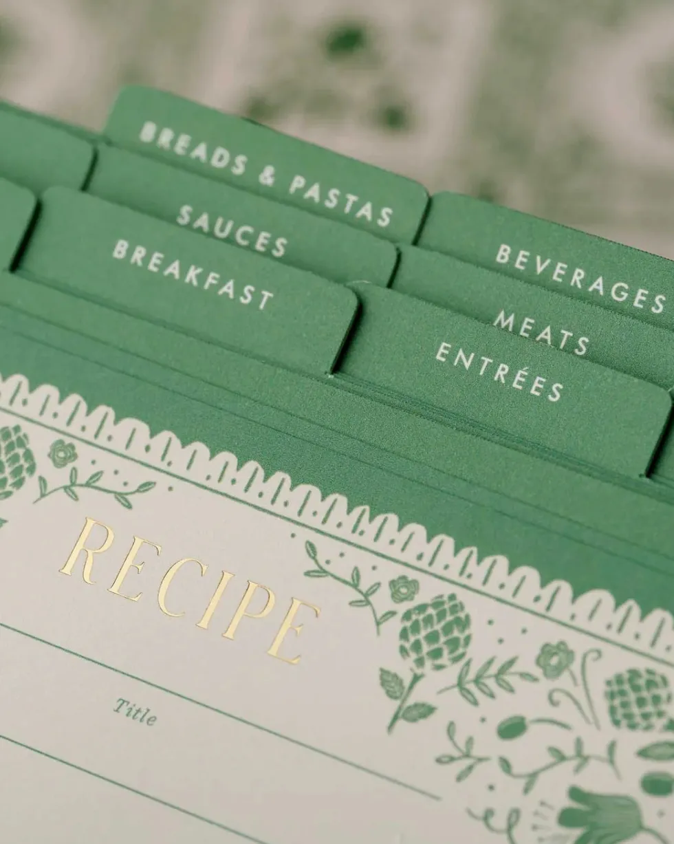 Caja de recetas Artichoke - Rifle Paper