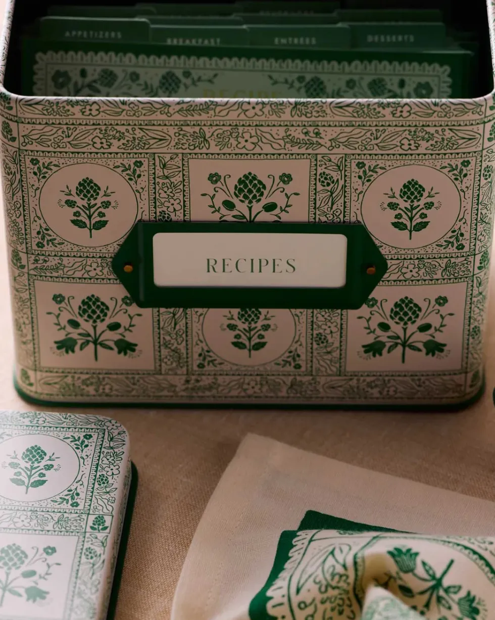 Caja de recetas Artichoke - Rifle Paper