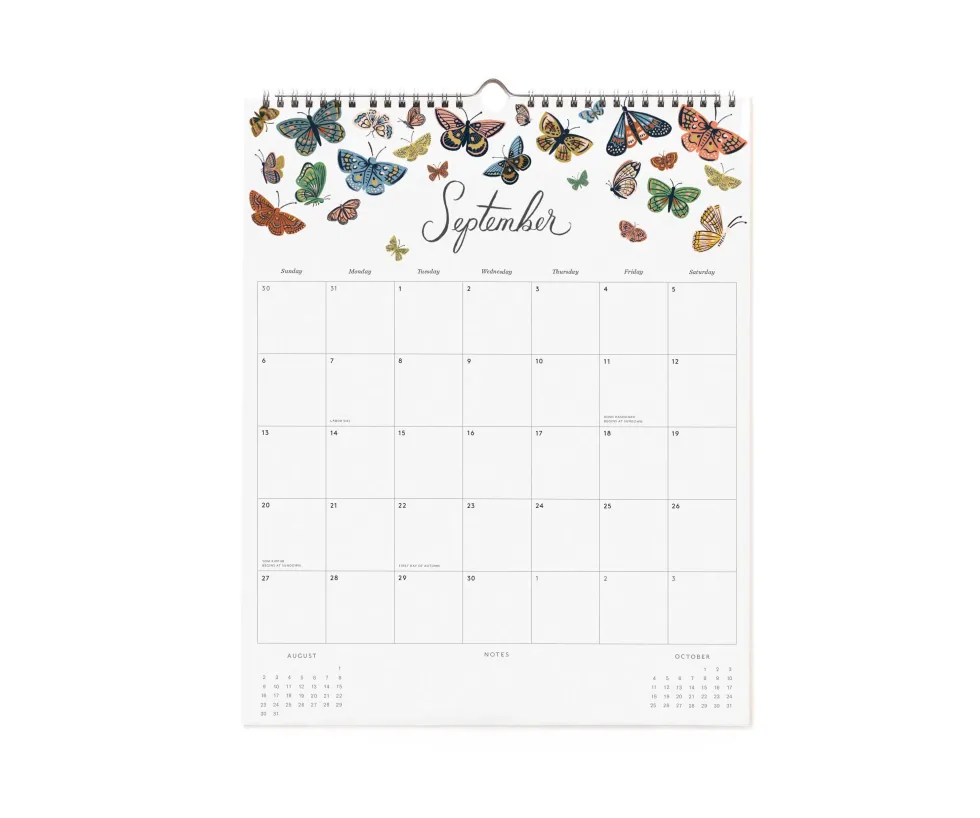 Calendario de pared 2026 - Dahlia - Rifle Paper