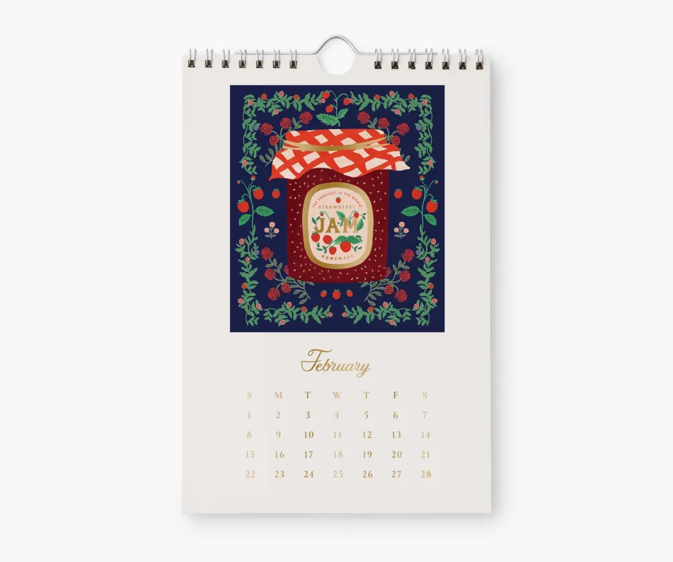 Calendario de pared 2026 - Granja - Rifle Paper