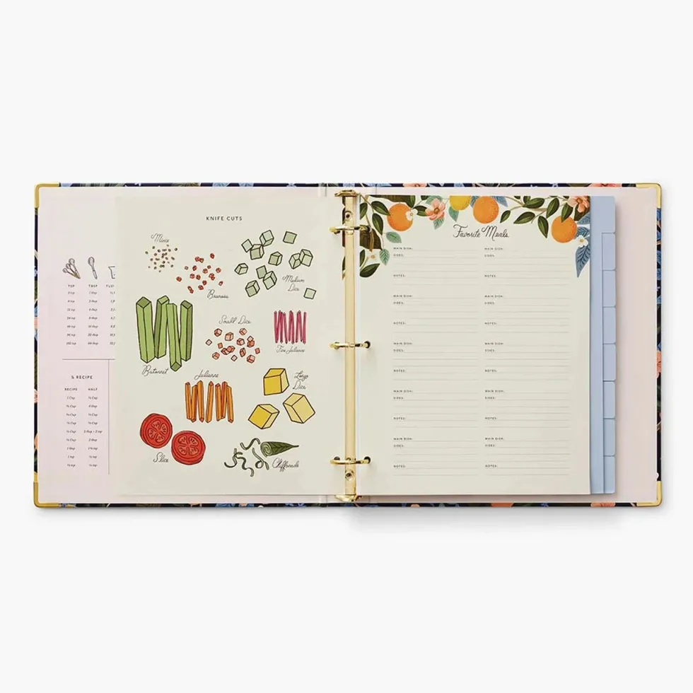 Carpeta anillas Recetario - Citrus Grove - Rifle Paper Co.