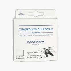 Cuadrados adhesivos