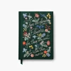 Diario personal encuadernado en tela bordada Always Flowers - Rifle Paper