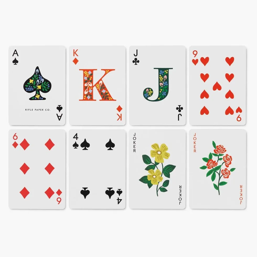 Estuche con 2 barajas de cartas Luxembourg - Rifle Paper