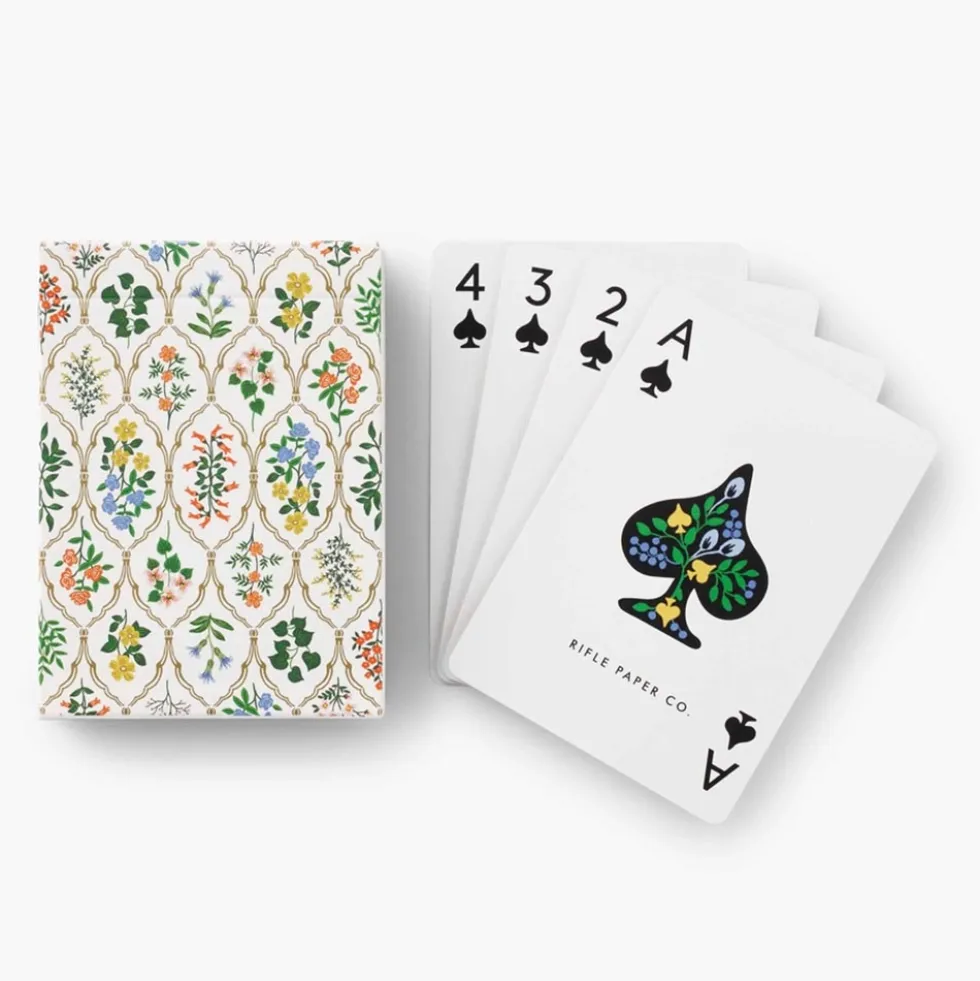 Estuche con 2 barajas de cartas Luxembourg - Rifle Paper