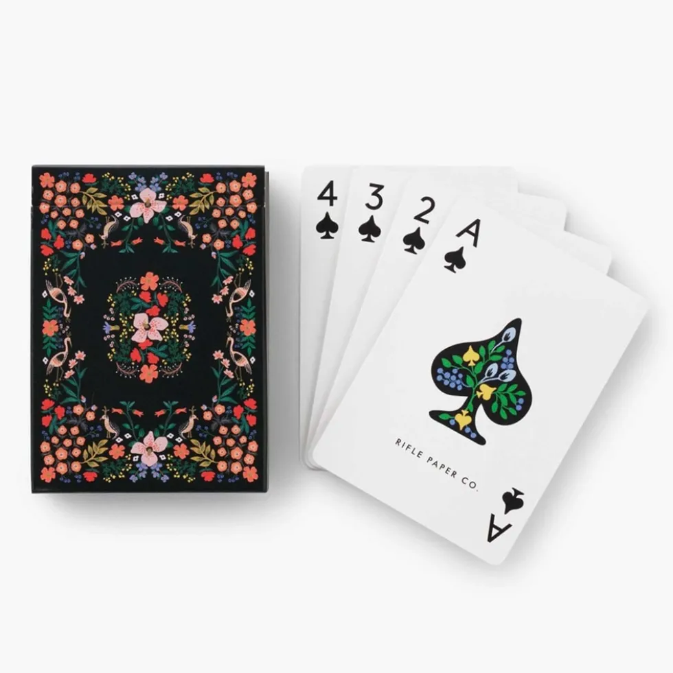 Estuche con 2 barajas de cartas Luxembourg - Rifle Paper