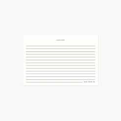 Fichas de Recetas Charcoal Sppon Recipe Cards - Rifle Paper Co.