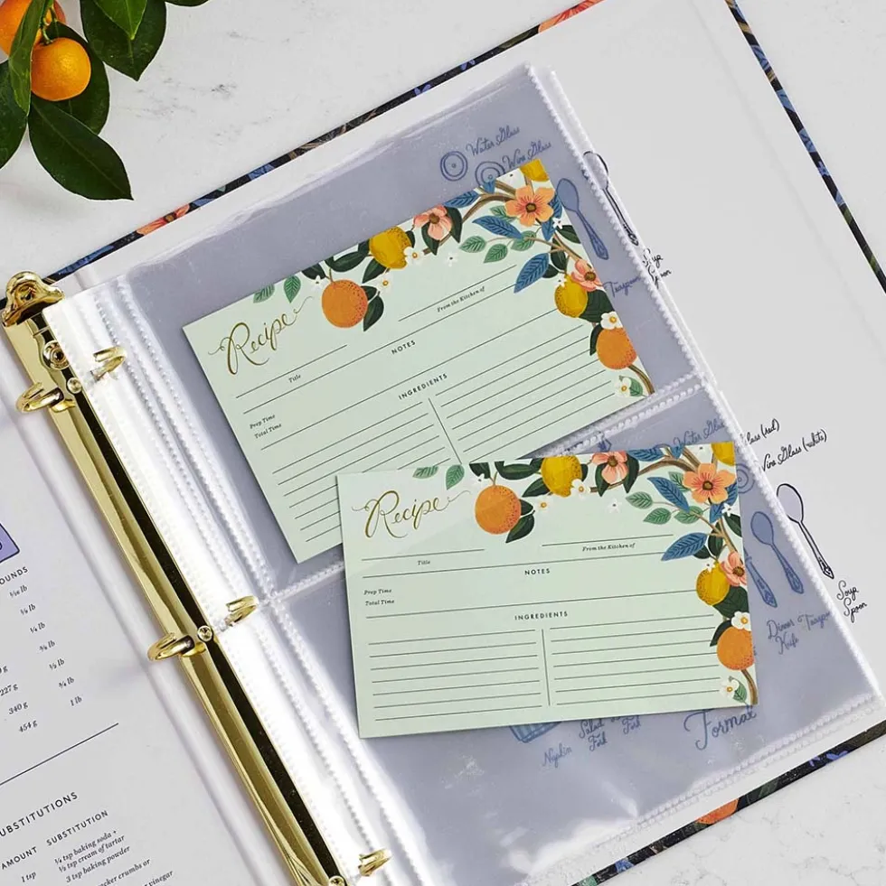 Fichas de Recetas Citrus Grove - Rifle Paper Co.
