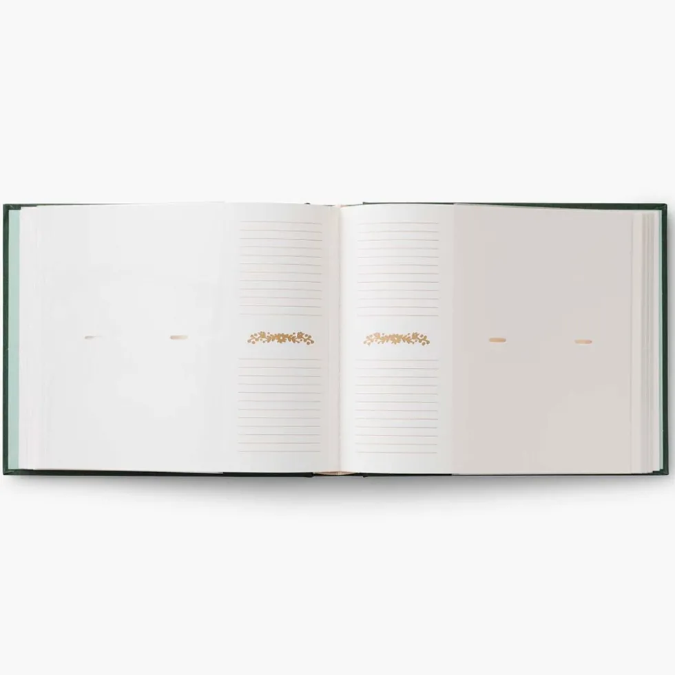 Álbum de fotos con cubierta bordada Menagerie - Rifle Paper co.