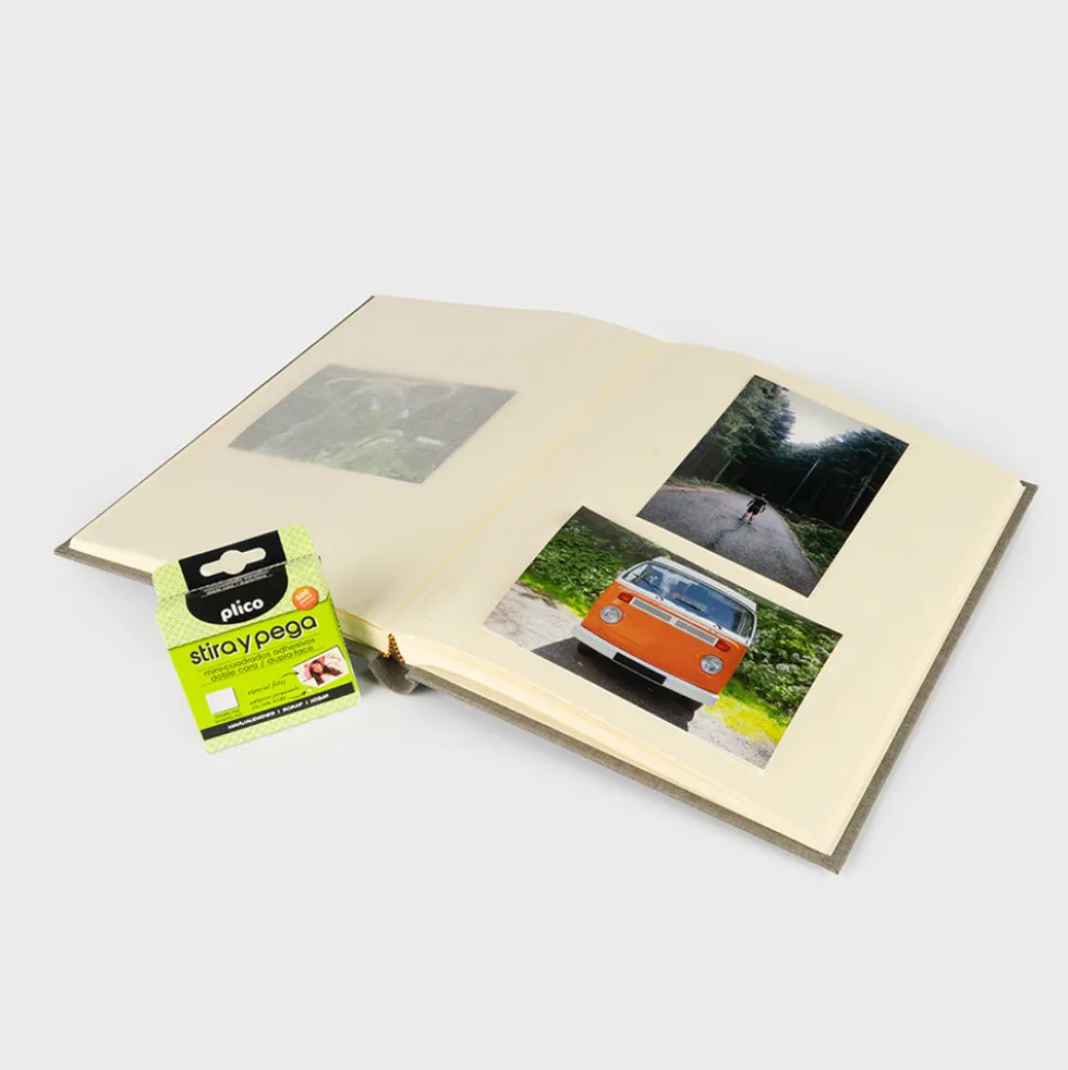 Álbum de fotos vertical interior ivory