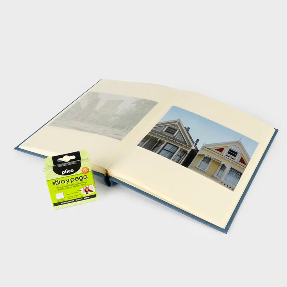 Álbum de fotos vertical interior ivory