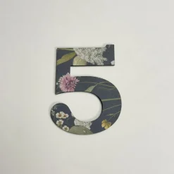 Letra y Número forrado 7 cm
