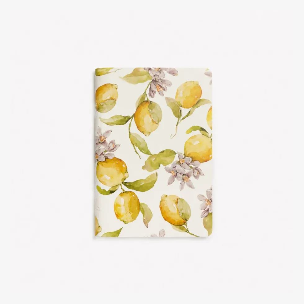 Libreta Grapada A6 36 hojas - Lemon Blossom