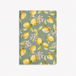 Libreta Grapada A5 36 hojas - Lemon Garden