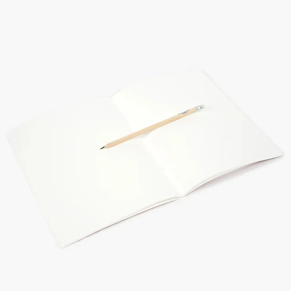 Libreta grapada 16hojas A4 Pressed Flowers Dark