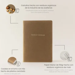 Libreta Orgánica A5 · Hazelnut