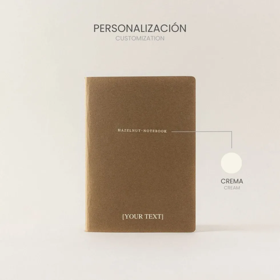 Libreta Orgánica A5 · Hazelnut