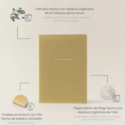 Libreta Orgánica A5 · Olive