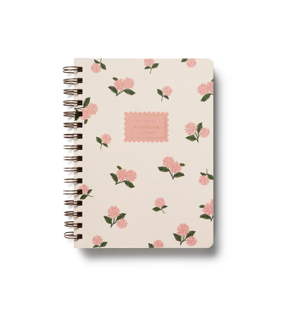Libreta Spiral Pink Hydrangea - Rifle Paper Co