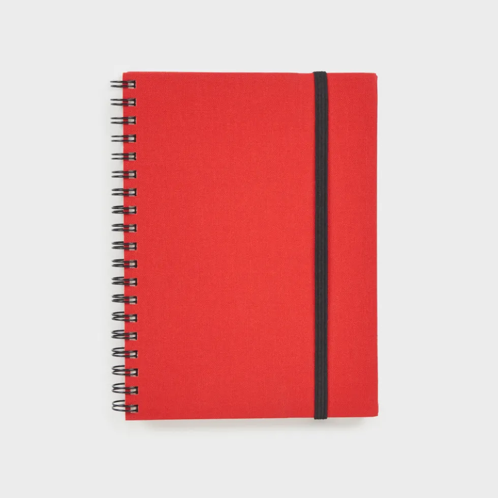 Libreta Tela Wyro A6 y A5 - Hojas Cuadriculadas