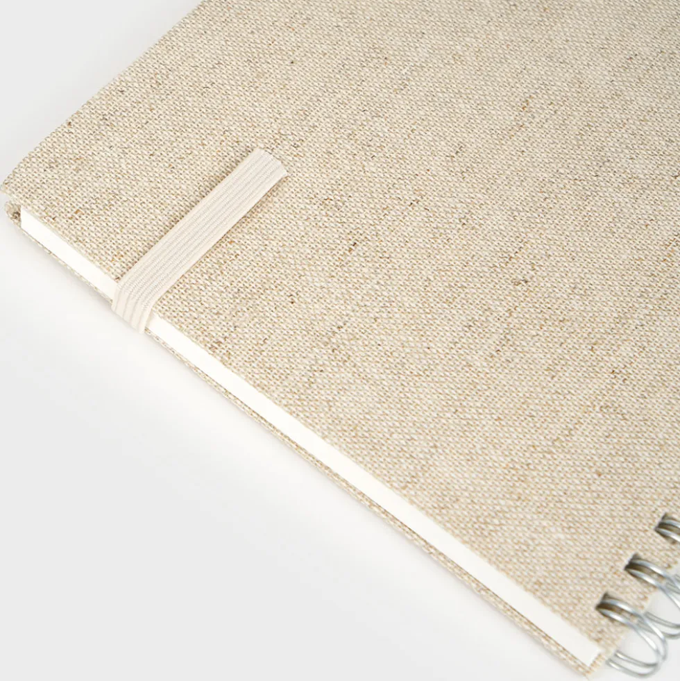 Libreta Tela Wyro A6 y A5 - Hojas Cuadriculadas