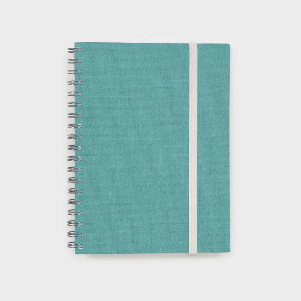 Libreta Tela Wyro A6 y A5 - Hojas Cuadriculadas