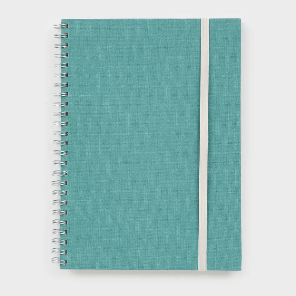 Libreta Tela Wyro A6 y A5 - Hojas Cuadriculadas