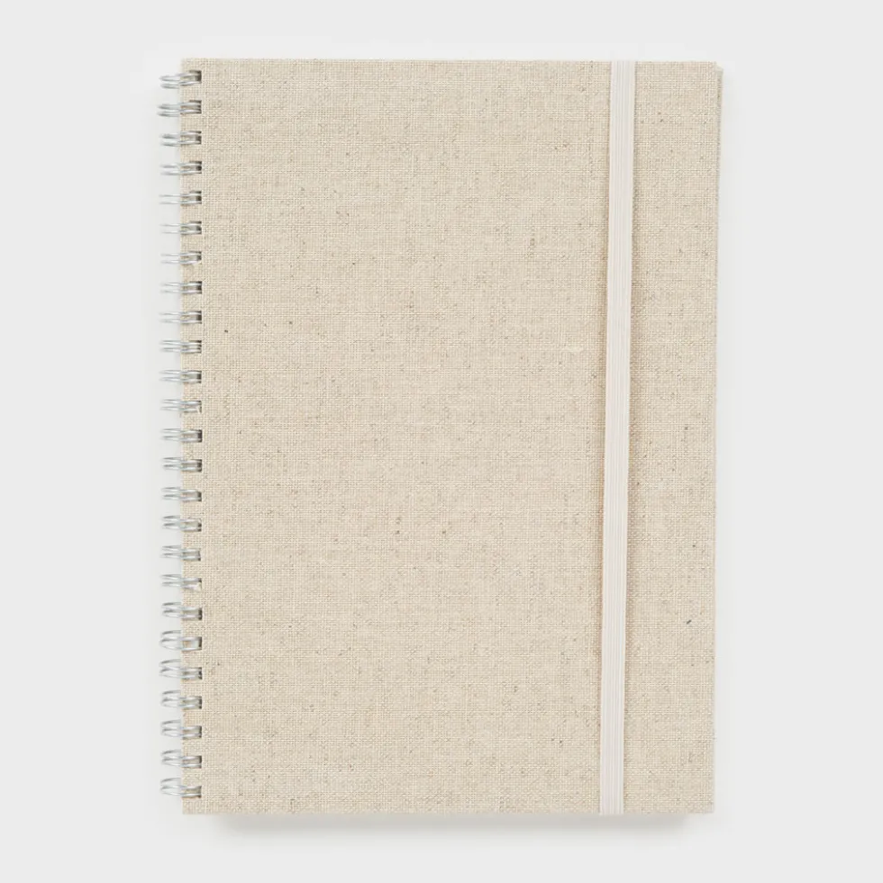 Libreta Tela Wyro A6 y A5 - Hojas Cuadriculadas