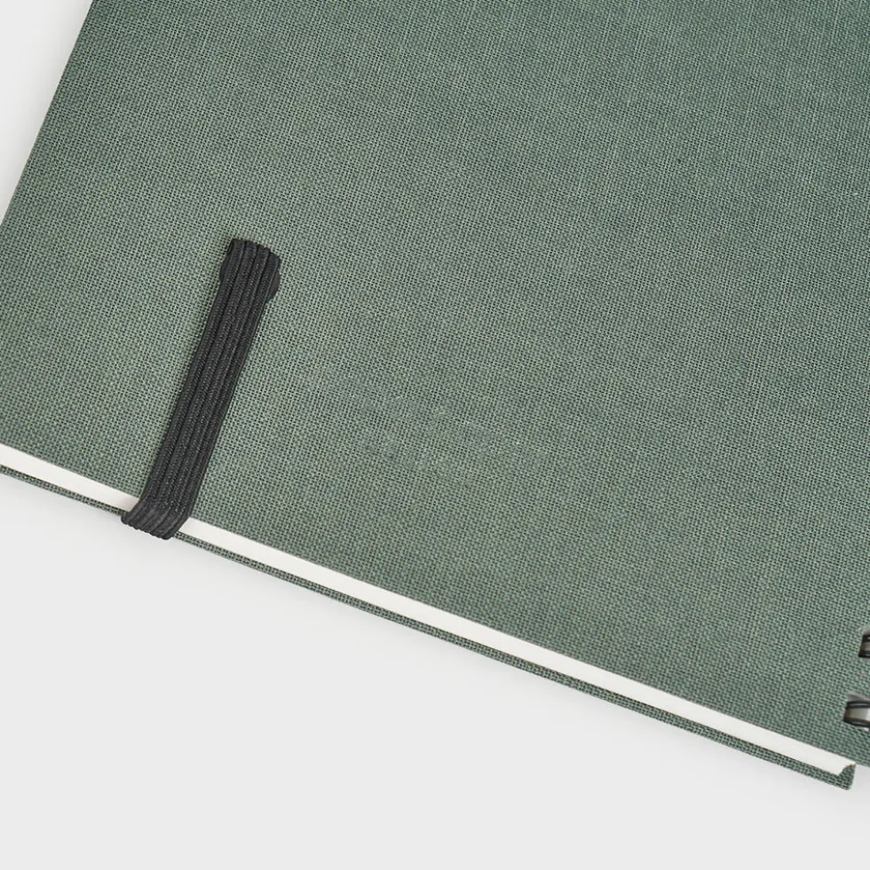 Libreta Tela Wyro A6 y A5 - Hojas Cuadriculadas