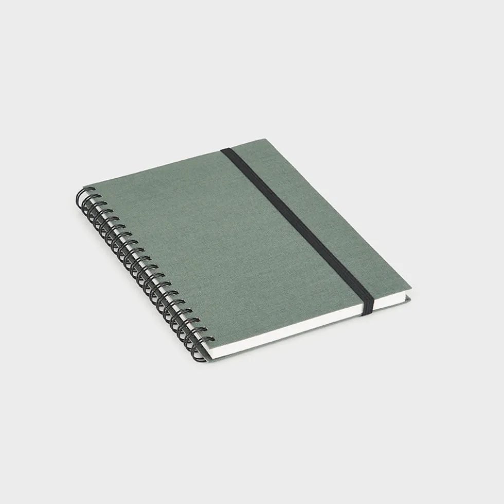 Libreta Tela Wyro A6 y A5 - Hojas Cuadriculadas