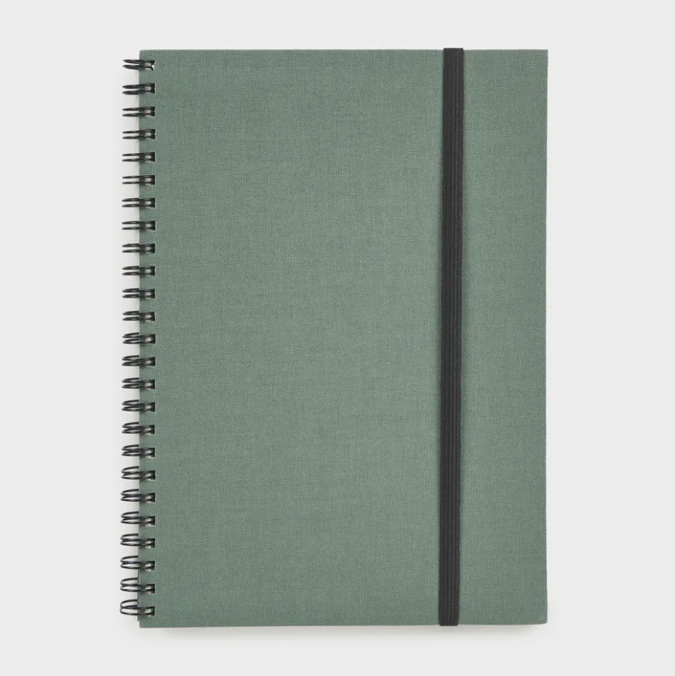 Libreta Tela Wyro A6 y A5 - Hojas Cuadriculadas