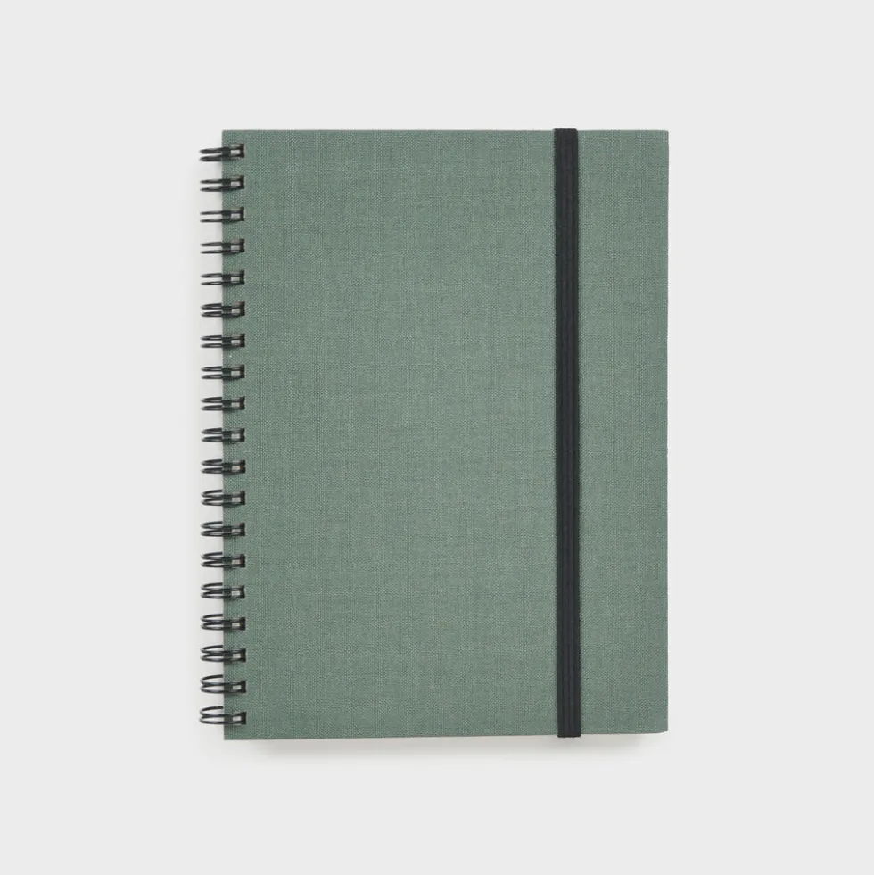 Libreta Tela Wyro A6 y A5 - Hojas Cuadriculadas
